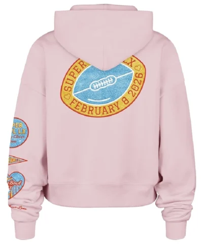 Bowl LX 2026 Pink Hoodie