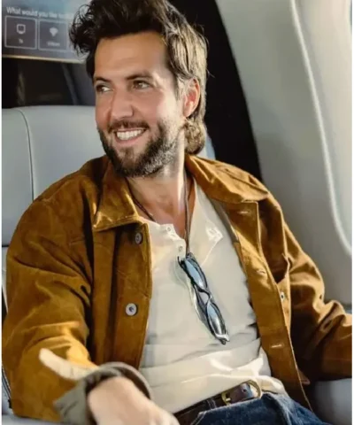 Burnet Landman Brown Suede Leather Jacket