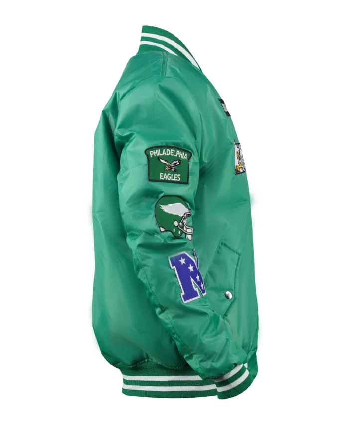 Buy Now Philadelphia Eagles x Alpha Industries Green Bomber Jacket