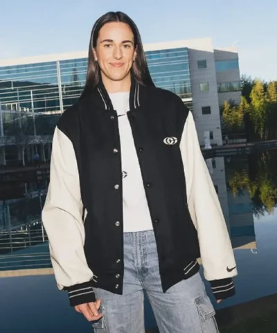 Caitlin Clark x Nike Bomber Varsity Jacket