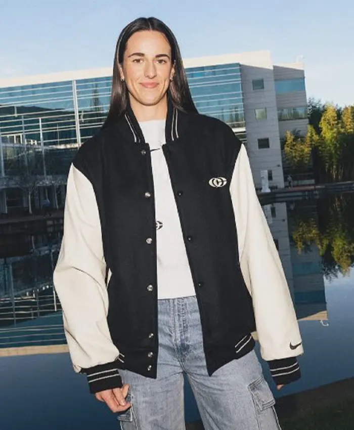 Caitlin Clark x Nike Bomber Varsity Jacket