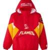 Calgary Flames OVO Red Hooded Jacket