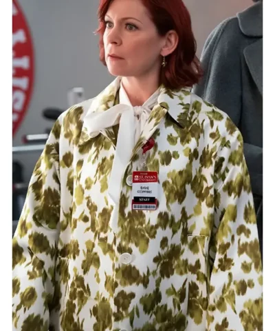 Carrie Preston Elsbeth S03 Floral Yellow Blazer