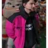 Chalamet Pink Puffer Jacket
