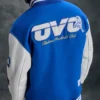 OVO Chelsea FC Full-Snap Royal and White Varsity Jacket