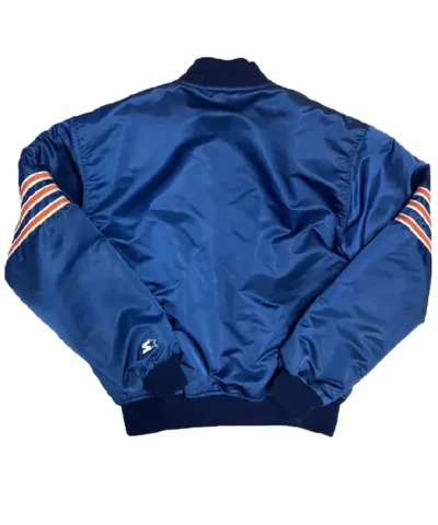 Chicago Bears Blue Satin Jacket
