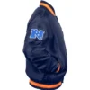 Chicago Bears Double Down Navy Blue Bomber Jacket