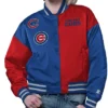 Chicago Cubs Offside Royal and Red Jacket