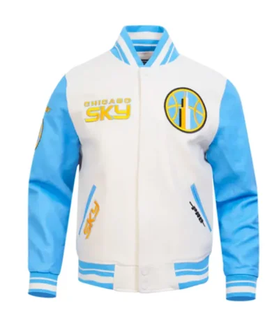 Chicago Sky Classics Rib Retro Varsity Jacket - Style 1