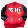 CHI Windy City Red letterman Jacket