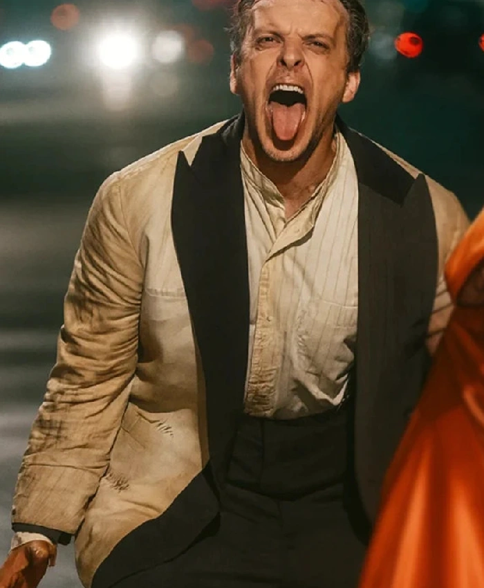 Christian Bale The Bride 2026 White Blazer