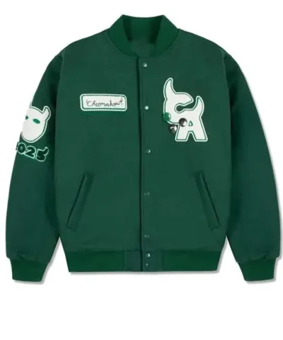 Chromakopia Tour 2025 Green Varsity Jacket