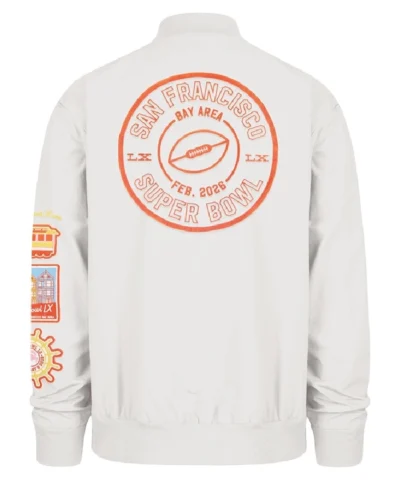 Clover Lane Super Bowl LX Twill Bomber Jacket