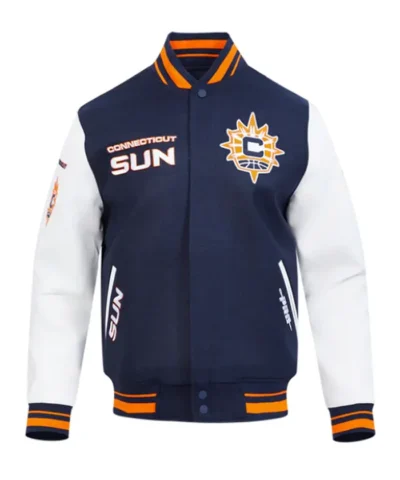 Connecticut Sun Classics Rib Retro Varsity Jacket