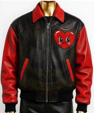 Valentines Day Cute Heart Leather Jacket