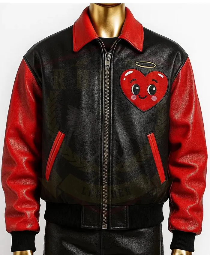 Valentines Day Cute Heart Leather Jacket