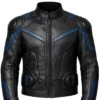 Cyberpunk Biker Leather Jacket