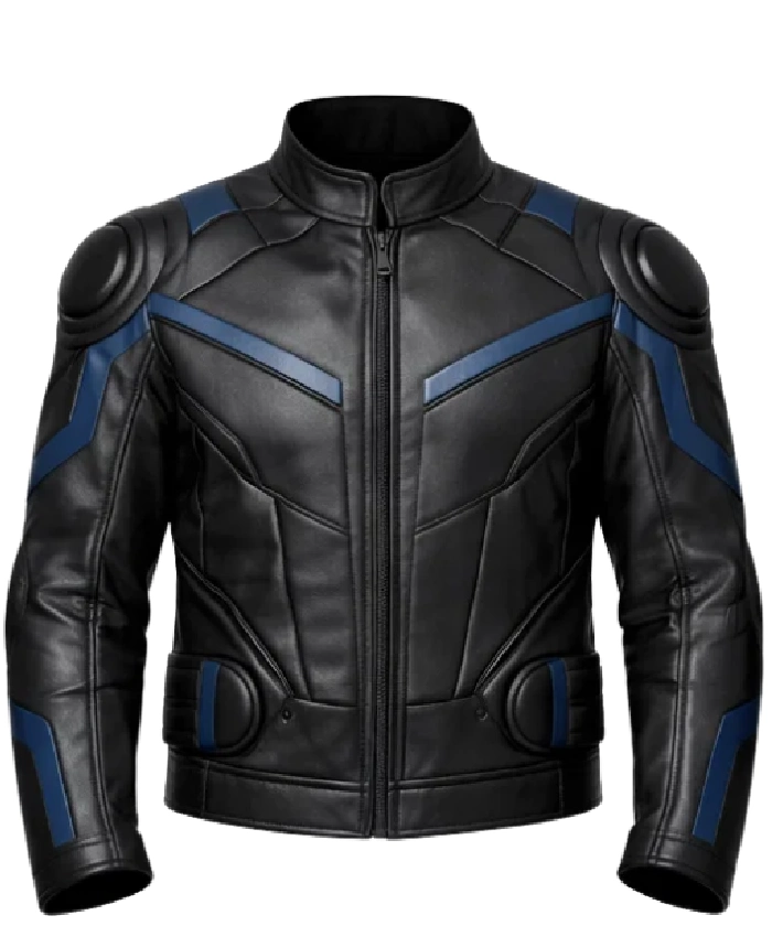 Cyberpunk Biker Leather Jacket