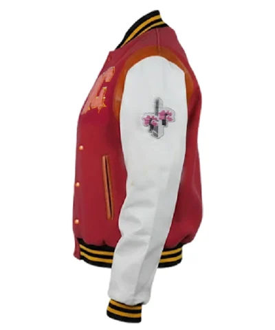 DC Proper Washington Commanders Pink Varsity Jacket