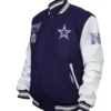 Dallas Cowboys Turn It Up Navy and White Jacket