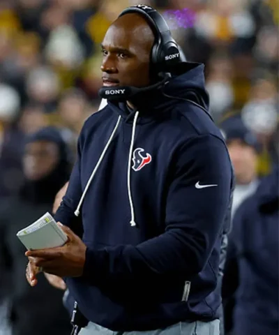 DeMeco Ryans Houston Texans 2025 Nike Sideline Pullover Hoodie