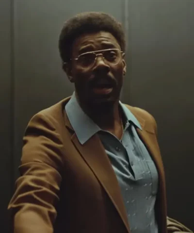 Fred Temple Dead Man's Wire Colman Domingo Brown Trench Coat