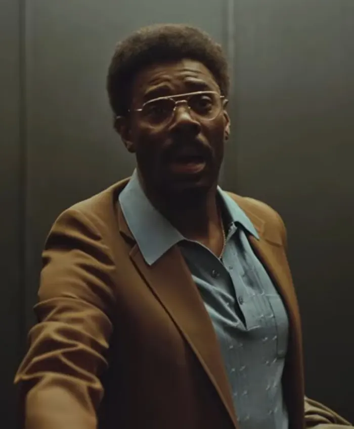 Fred Temple Dead Man's Wire Colman Domingo Brown Trench Coat