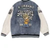 Denim Bear Varsity Jacket