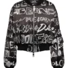Dolce and Gabbana Printed Bomber Jacket