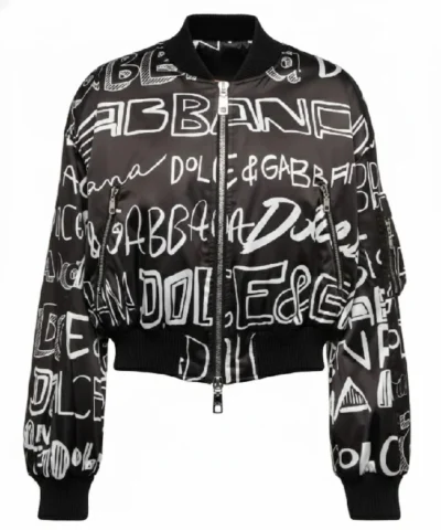 Dolce & Gabbana Printed Bomber Jacket