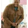 Dominic Abbott Elementary 2026 Luke Tennie Brown Suede Jacket