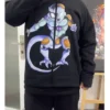 Dragon Ball Z Frieza Black Zip Up Hoodie