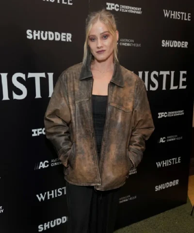 Dudley Vintage Brown Leather Jacket