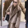Duff Brown Shearling Coat