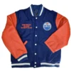 Edmonton Oilers Inked Coach’s Varsity Jacket