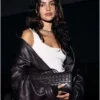 Eiza Gonzalez Bomber Leather Jacket