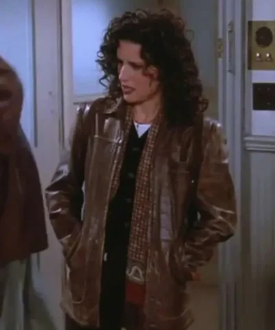 Julia Louis-Dreyfus Seinfeld Elaine Benes Brown Jacket