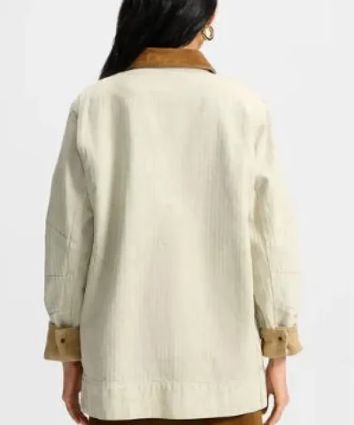 Elsbeth S03 Annaleigh Ashford Corduroy Collar Jacket