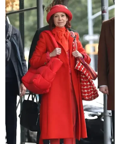 Carrie Preston Elsbeth S03 Red Coat