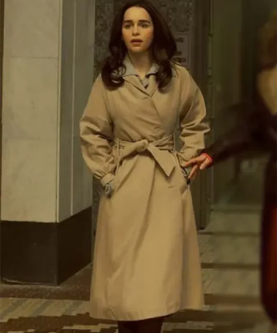Emilia Clarke Ponies S01 Trench Coat