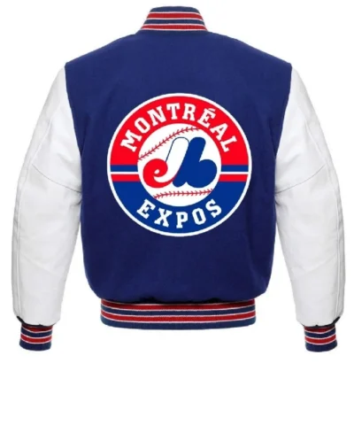 Expos Varsity Wool-Leather Jacket