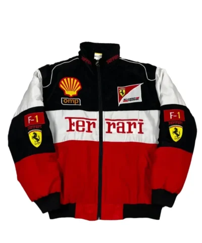 Ferrari F1 Full-Zip Cotton Jacket