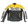 Ferrari Racing Motorbike Leather Jacket