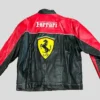 Ferrari X Marlboro 2026 Cowhide Leather Jacket
