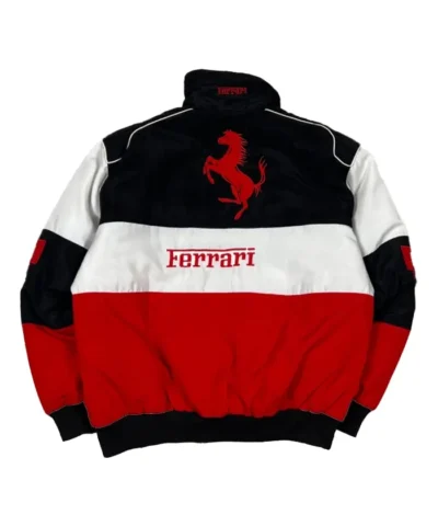 Ferrari F1 Full-Zip Cotton Jacket
