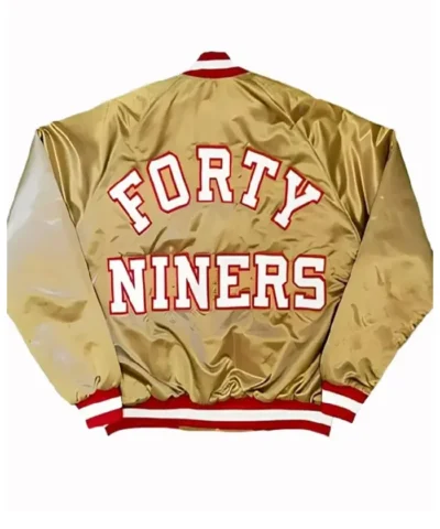 Alternative view of San Francisco 49ers Gold forty niners Jacket