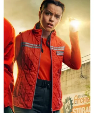 Georgina Campbell Cold Storage Orange Vest
