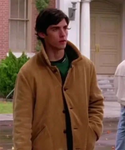 Gilmore Girls Milo Ventimiglia Brown Suede Jacket
