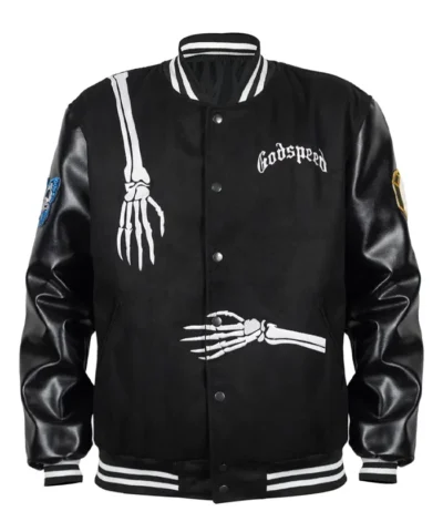 Godspeed James Blake Letterman Varsity Jacket