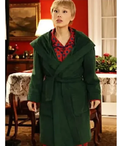 Grande Saturday Night Live Green Coat